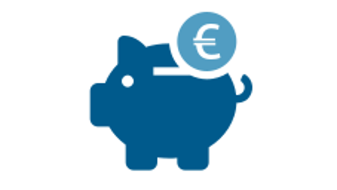 Icon piggy bank (pension plan)