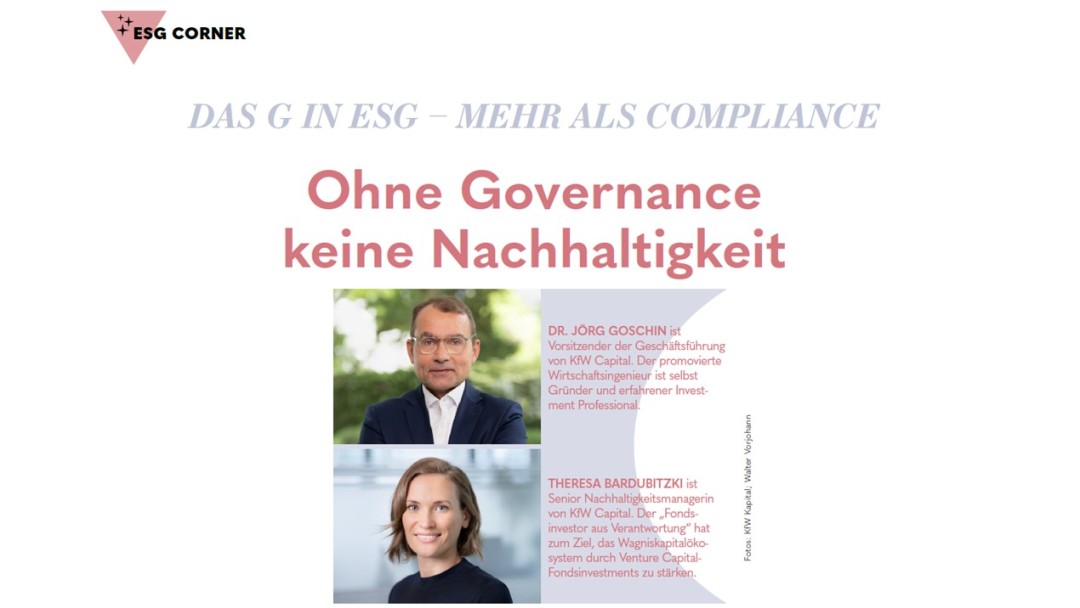 Bild zum Artikel im ESG Corner