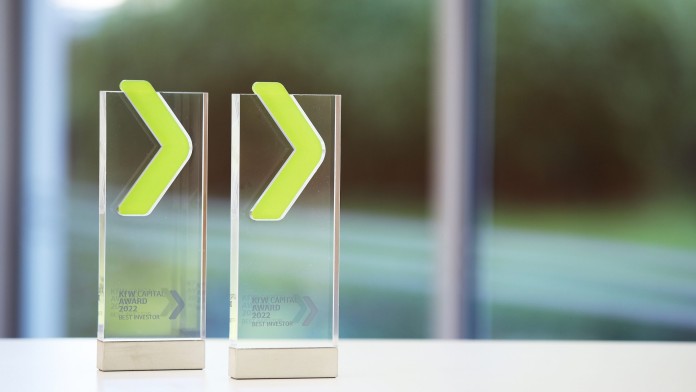 Two trophies KfW Capital Awards 2022