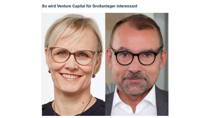 Portfolio institutionell: "So wird Venture Capital für Großanleger interessant"