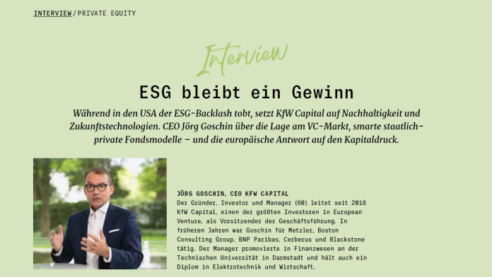 Screenshot aus dem Börsianer Grün