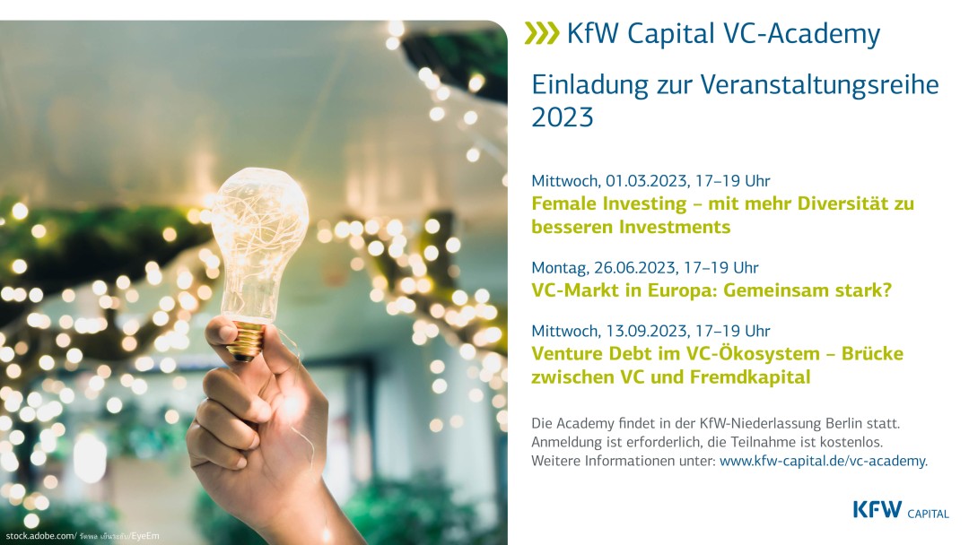 KfW Capital-VC-Academy 2023 Flyer
